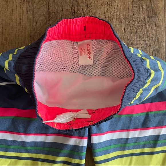 Cat & Jack Youth boys size 4-5 years XS swim trunks new without tags netted - Picture 3 of 6